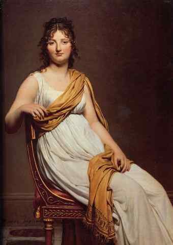 David Portrait of Henriette de Verninac A4 Photo Print