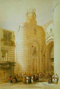 David Roberts Bab Zuweyleh A4 Photo Print
