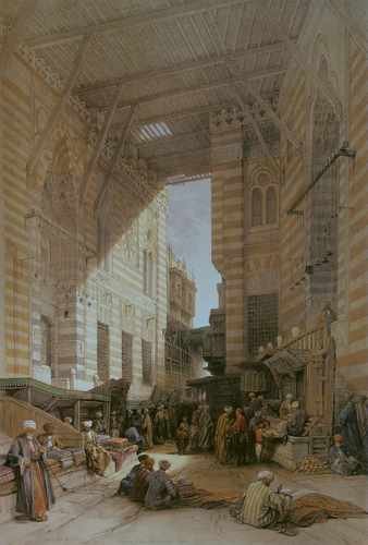 David Roberts Bazaar Of El Gooreyeh A4 Photo Print