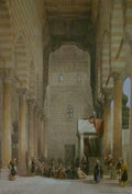 David Roberts Interior Of The Mosque Of The Metwalis A4 Photo Print