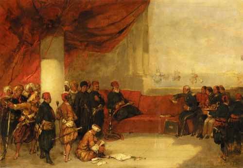 David Roberts Interview With Mehmet Ali In His Palace At Alexandria A4 Photo Print