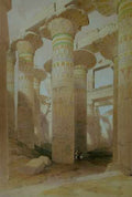 David Roberts Part Of The Hall Of Columns At Karnak A4 Photo Print