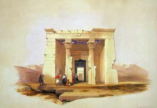 David Roberts Temple Of Dendour A4 Photo Print