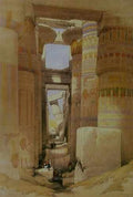 David Roberts Temple Of Karnak A4 Photo Print