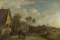 David Teniers the Younger A View of a Village A4 Photo Print