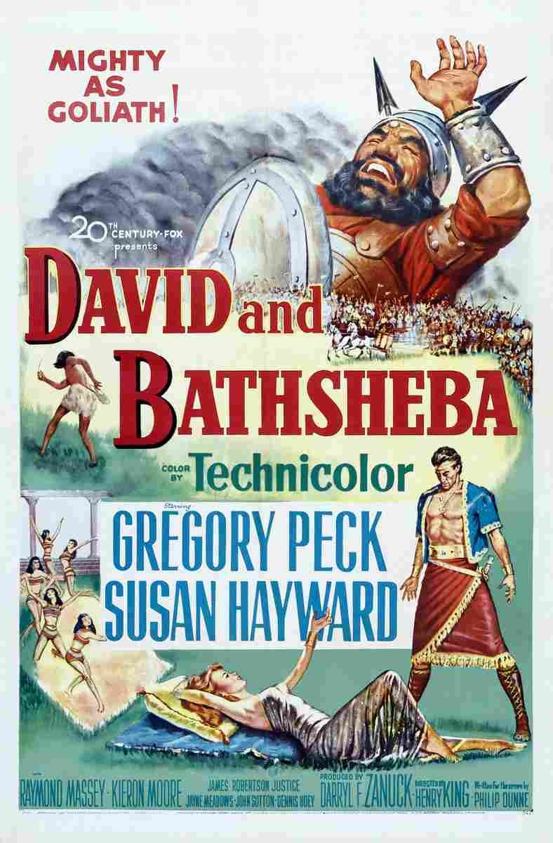 David and Bathsheba 01  film star poster A4 Photo Print