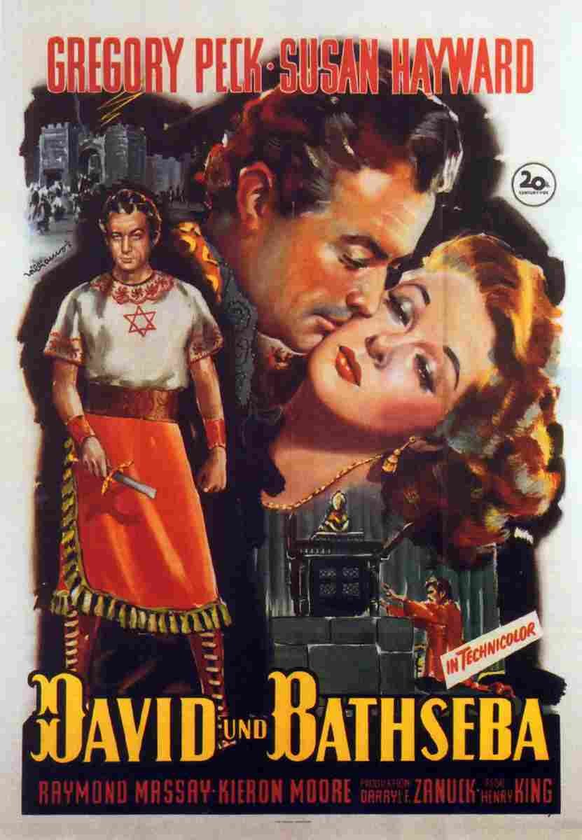 David and Bathsheba 02  film star poster A4 Photo Print