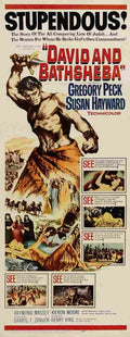 David and Bathsheba 04  film star poster A4 Photo Print