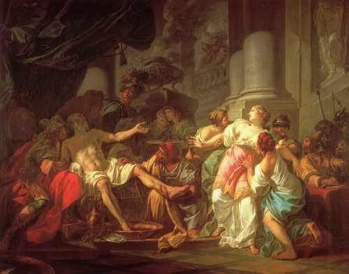 David_Jacques_Louis_The_Death_Of_Seneca A4 Photo Print