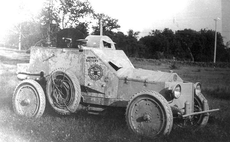Davidson Cadillac Armored Car Military A4 Photo Print