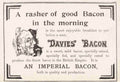 Davies Bacon Breakfast Vintage Retro Advert Poster A4 Photo Print