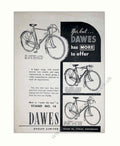 Dawes Cycles Bicycles Vintage Retro Advert Poster A4 Photo Print