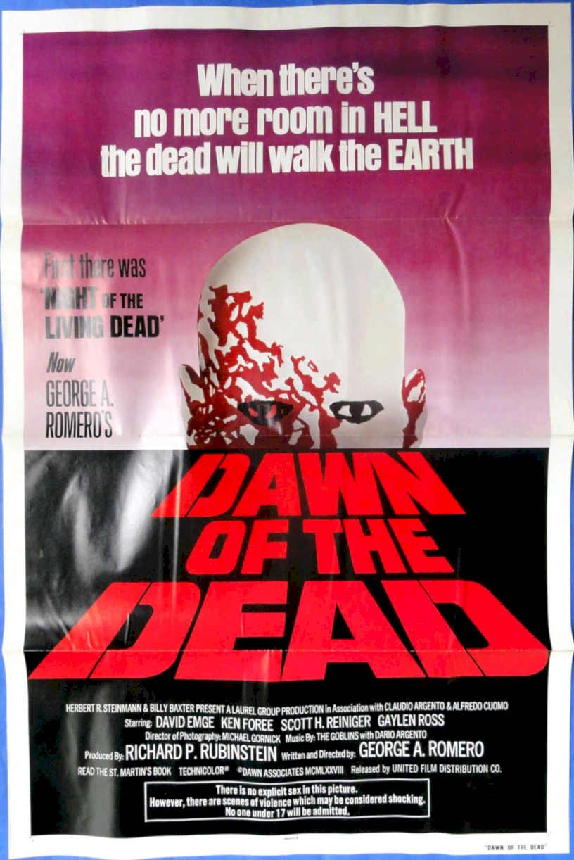 Dawn Dead Vintage Retro Advert Poster A4 Photo Print