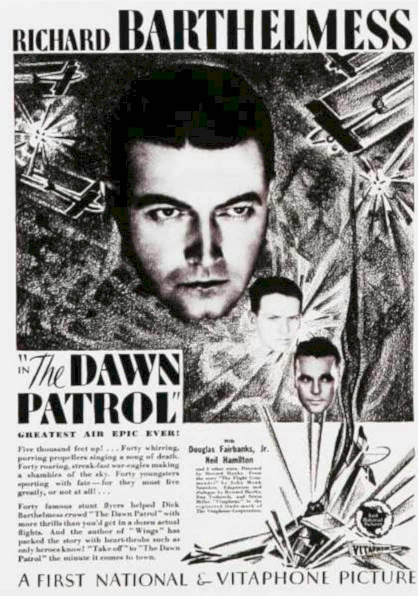 Dawn Patrol Film Vintage Retro Advert Ads A4 Photo Print