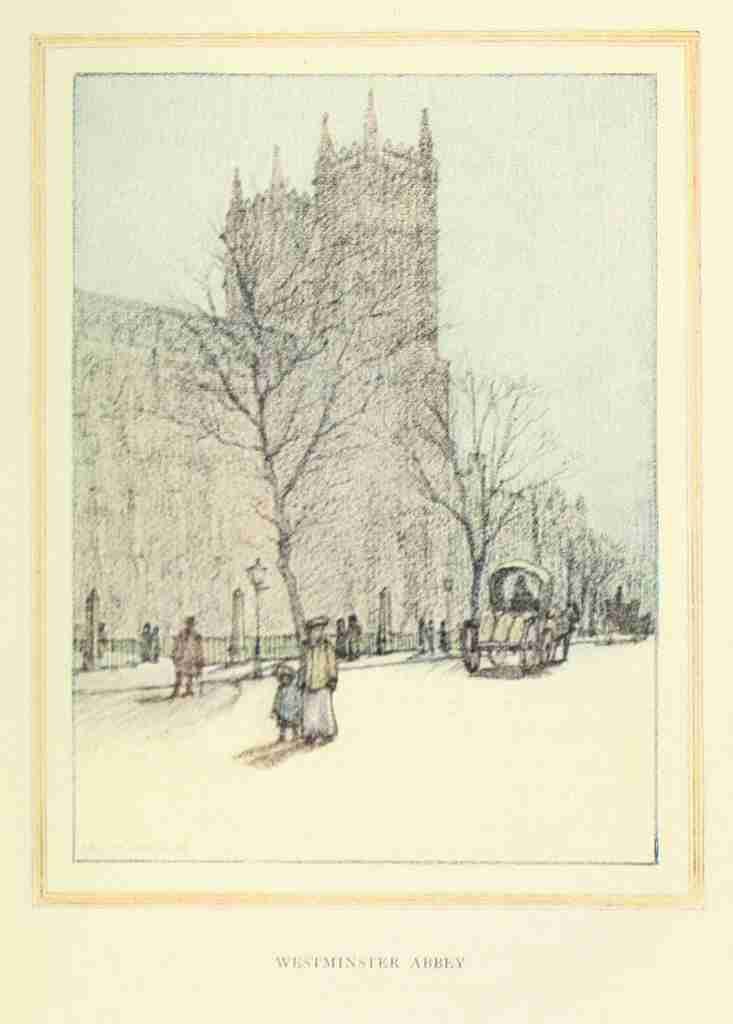 Dawson Nelson 1859 1941 A Wanderer in London 1906 Westminster A4 Photo Print