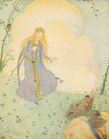 Day Maurice E 1893 1963 The Book of Fables and Folk Stories 1919 There lay a poor beast A4 Photo Print