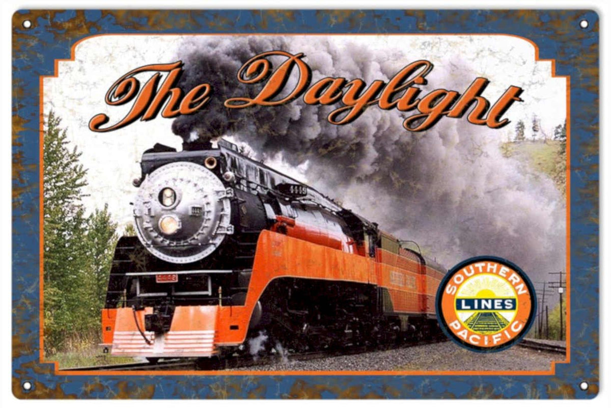 Daylight Train Sign Vintage Retro Advert Ads A4 Photo Print