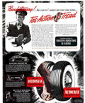Dayton Tires 1937 Vintage Retro Advert Poster A4 Photo Print
