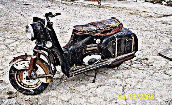 Daytona Albatross motorbike A4 Photo Print