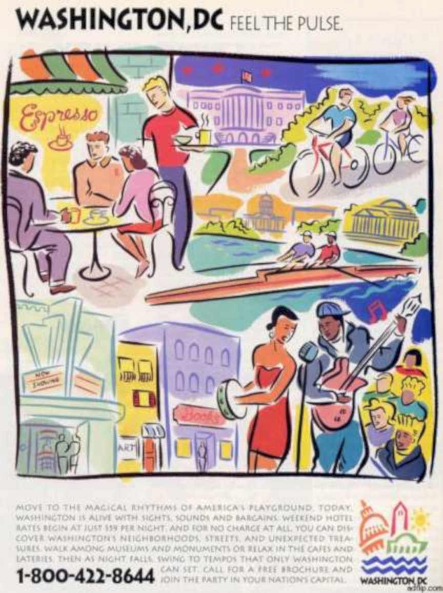 Dc Pulse City Vintage Retro Advert Ads A4 Photo Print