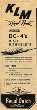 Dc4 West Indies Vintage Retro Advert Ads A4 Photo Print