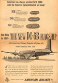 Dc6 Flagship Airline Vintage Retro Advert Ads A4 Photo Print