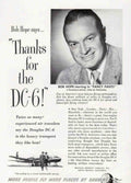 Dc6 Hope Flight Vintage Retro Advert Poster A4 Photo Print