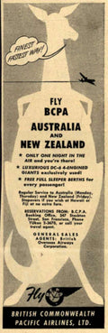 Dc6 Kangaroo Bcpa Vintage Retro Advert Ads A4 Photo Print