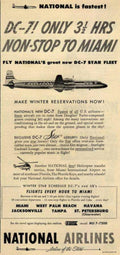 Dc7 Star Fleet Vintage Retro Advert Ads A4 Photo Print