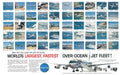 Dc8 Panam Jets Vintage Retro Advert Poster A4 Photo Print