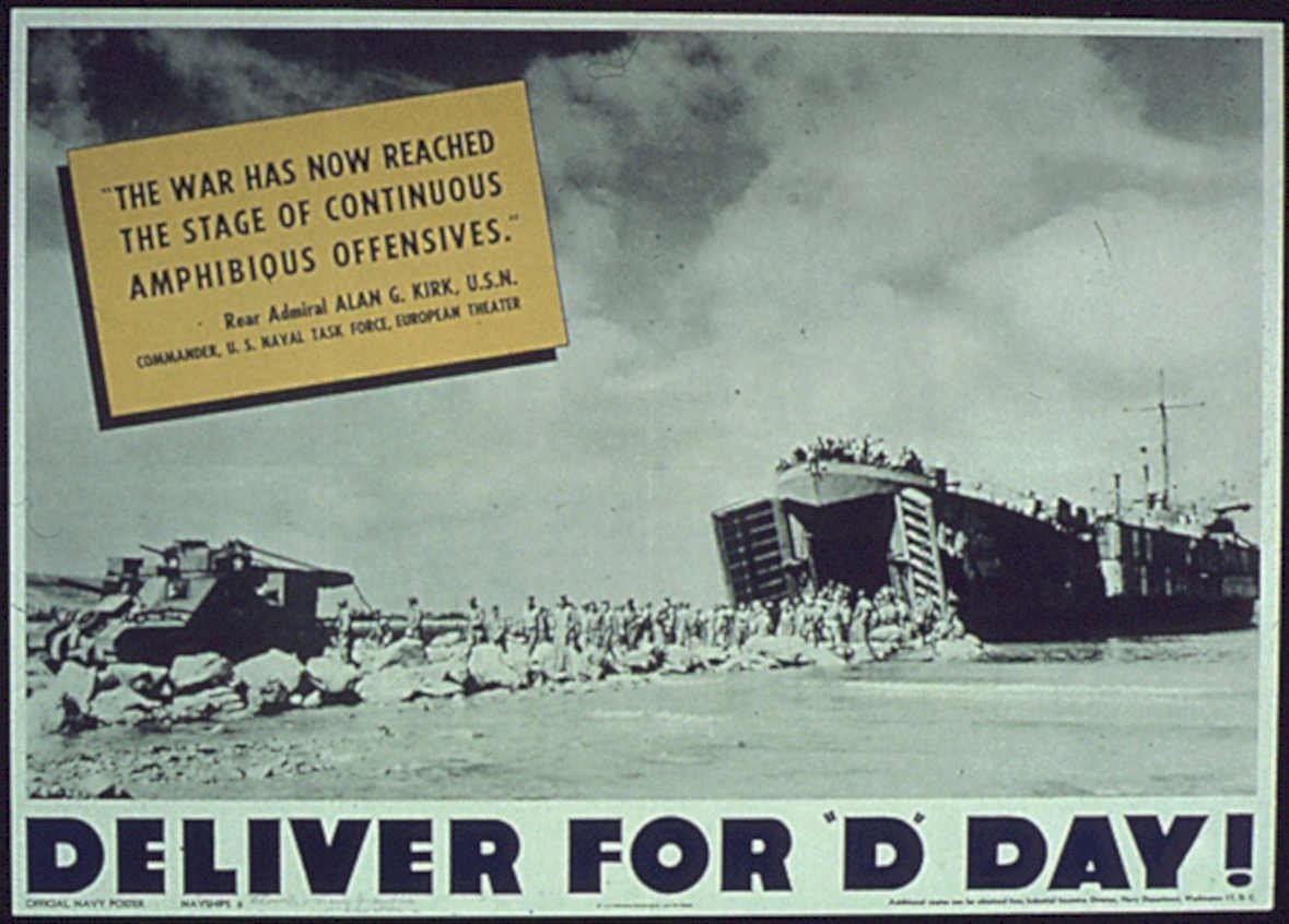 Dday Naval Landing Vintage Retro Advert Ads A4 Photo Print