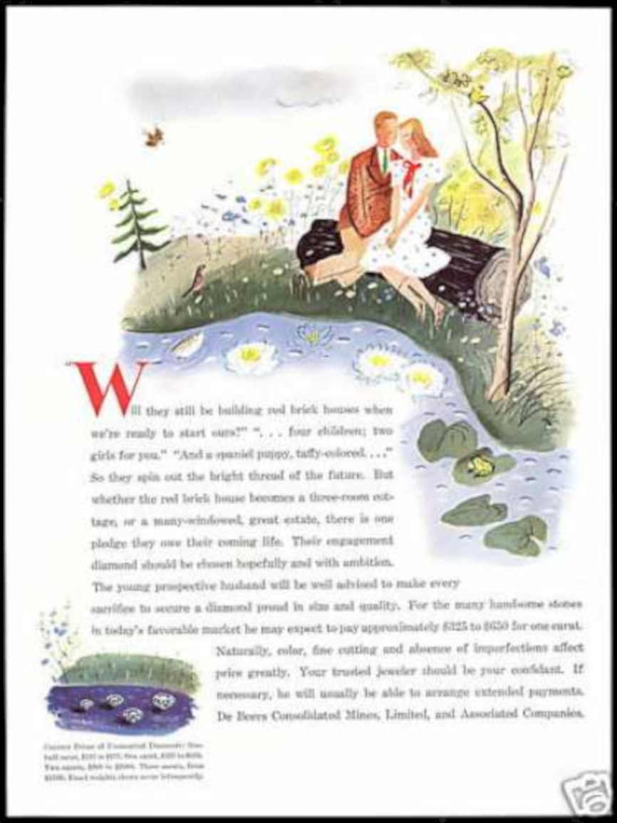 De Beers River Vintage Retro Advert Ads A4 Photo Print