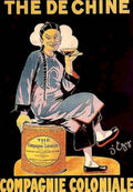 De Chine Tea Vintage Retro Advert Ads A4 Photo Print