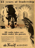 De Forest Audions 1 Vintage Retro Advert Ads A4 Photo Print