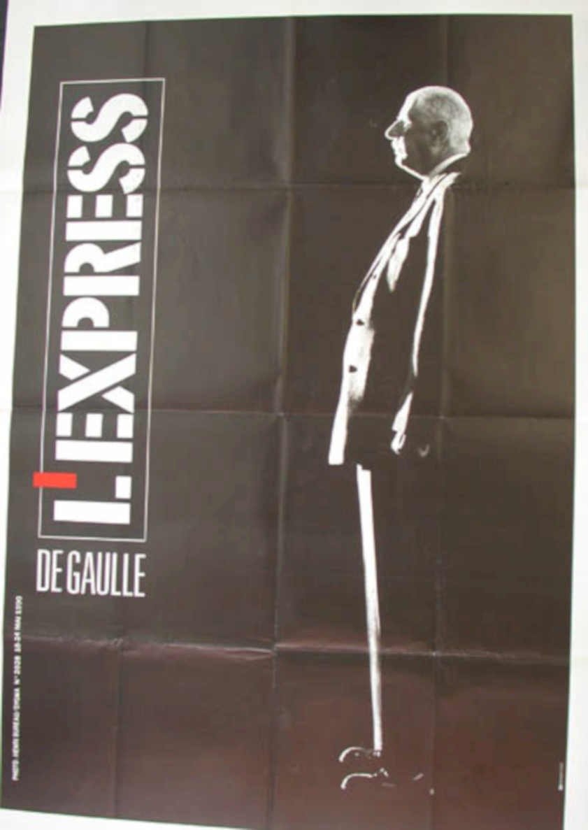 De Gaulle Express 1 Vintage Retro Advert Ads A4 Photo Print