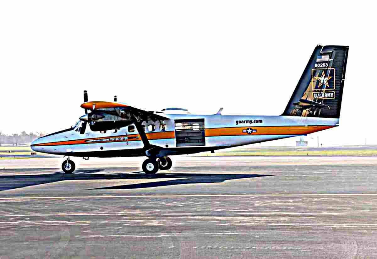 De Havilland Canada Dhc6 Twin Otter Light Utility Aircraft Canada (2) Military A4 Photo Print