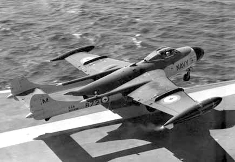 De Havilland Dh112 Sea Venom Military A4 Photo Print