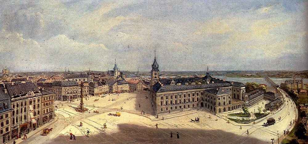 De Jankowski Cheslas Bois View Of Warsaw Pic 2 Art A4 Photo Print