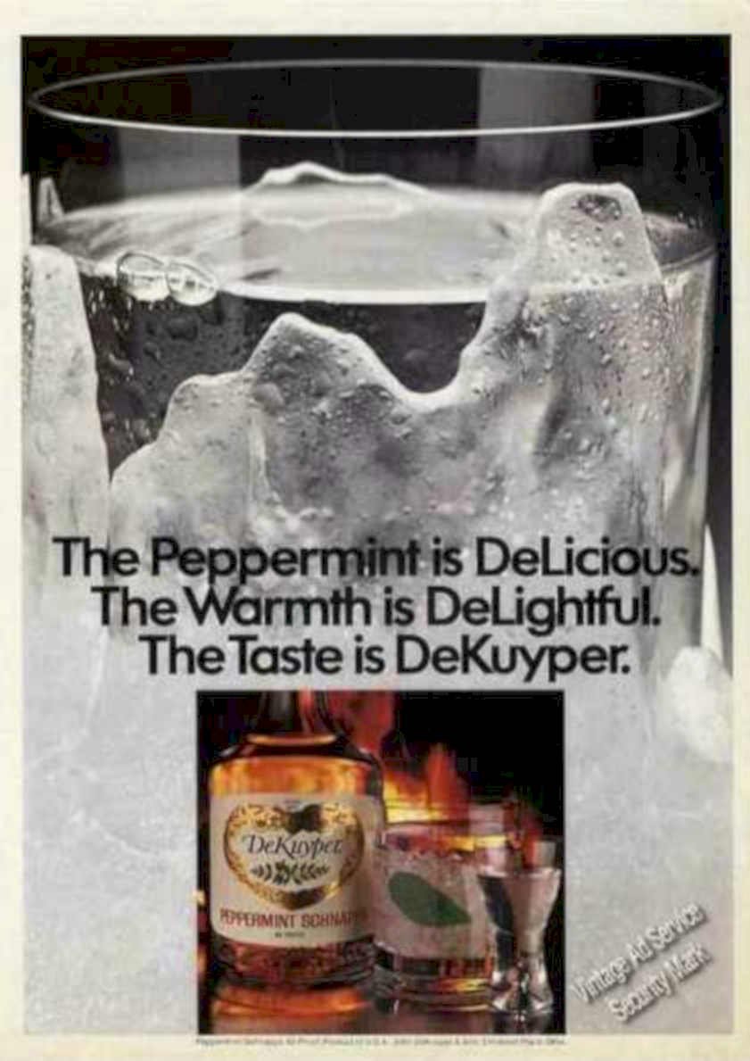 De Kuyser Peppermint Vintage Retro Advert Ads A4 Photo Print