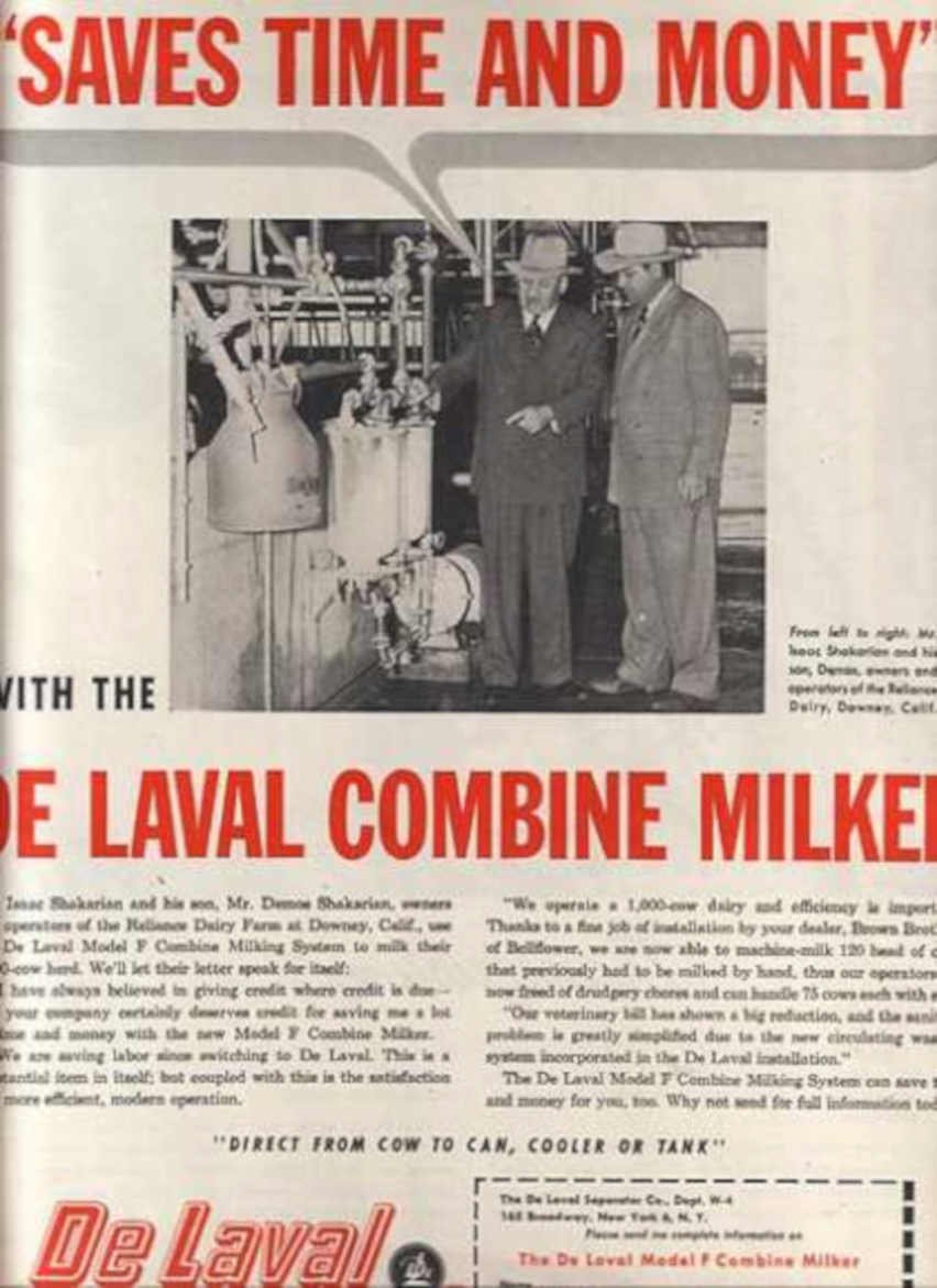 De Laval Combine Vintage Retro Advert Ads A4 Photo Print