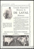 De Laval Cream Vintage Retro Advert Ads A4 Photo Print
