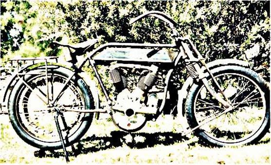 De Luxe 1916 motorbike A4 Photo Print