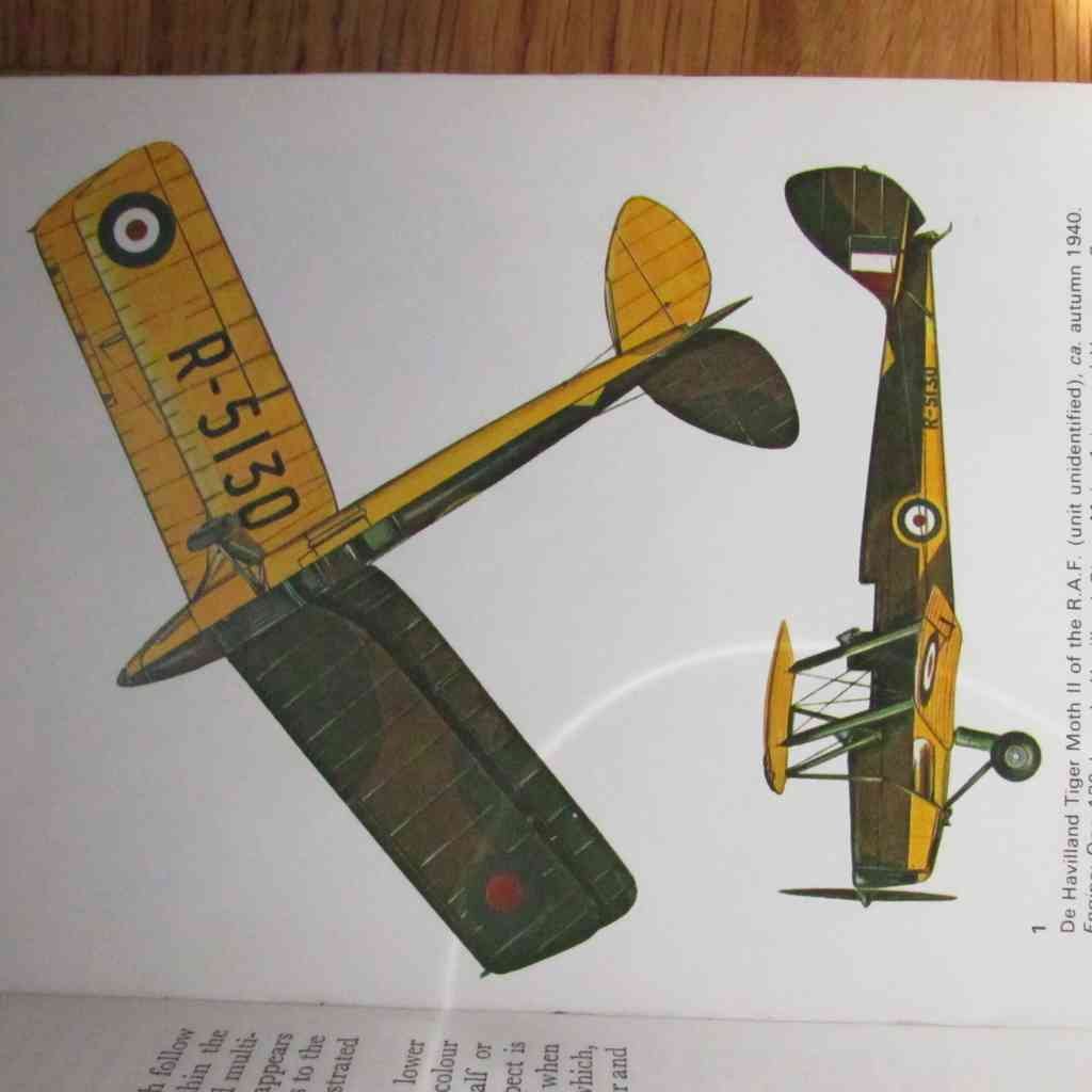 DeHavilland Tiger Moth II UK 1940 A4 Photo Print