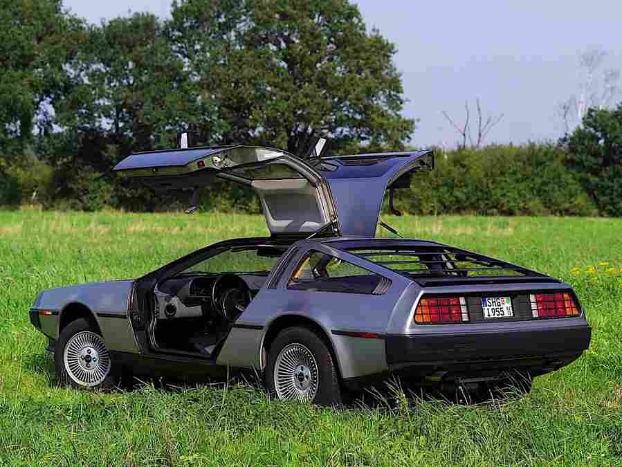DeLorean DMC 12 3031 11 Car A4 Photo Print