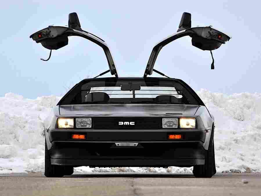 DeLorean DMC 12 3031 32 Car A4 Photo Print