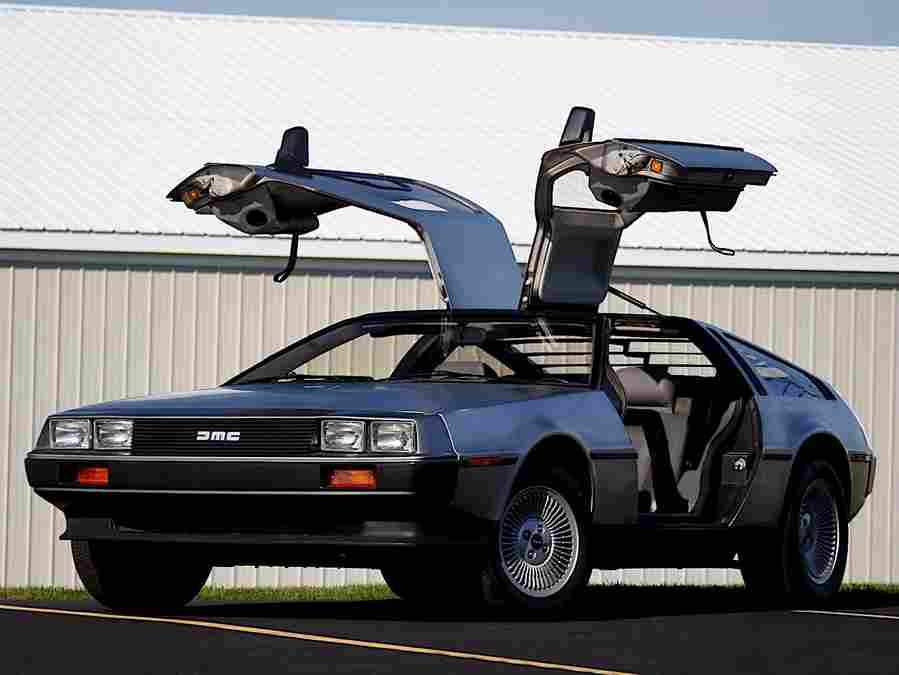 DeLorean DMC 12 3031 4 Car A4 Photo Print