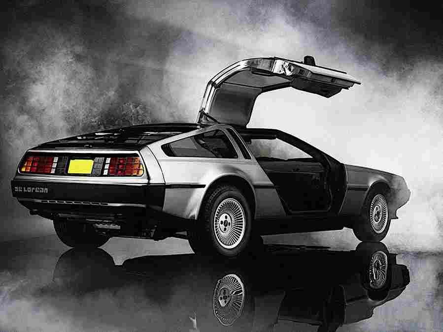DeLorean DMC 12 3031 7 Car A4 Photo Print