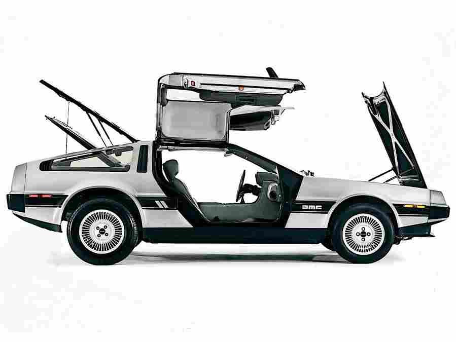 DeLorean DMC 12 3031 8 Car A4 Photo Print