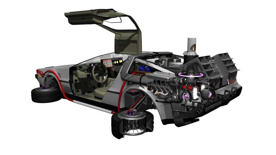 DeLorean DMC 12 cutaway A4 Photo Print