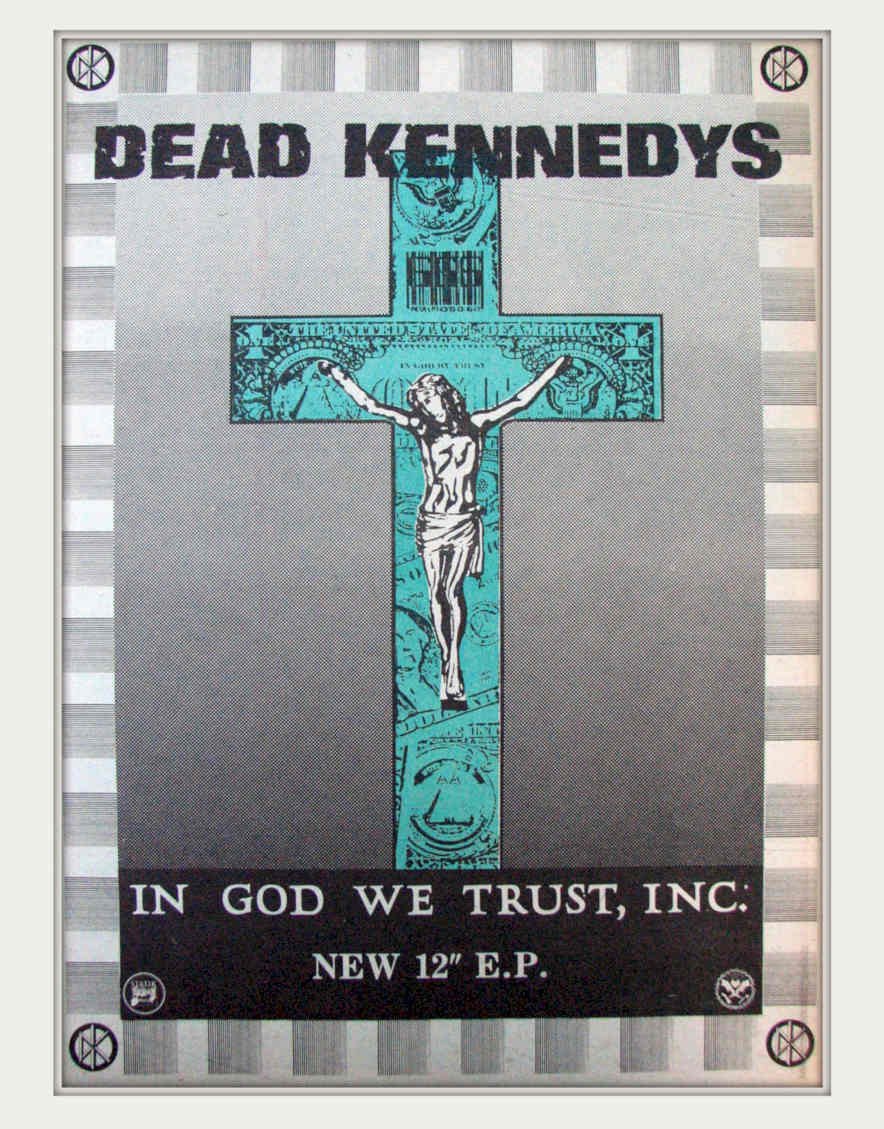 Dead Kennedys Flag Vintage Retro Advert Poster A4 Photo Print